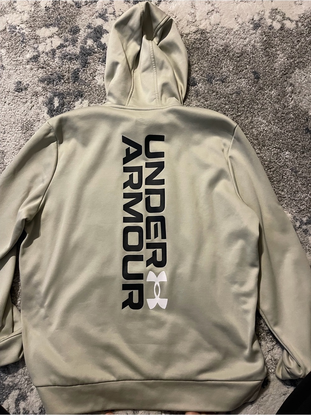 Under Armour Men’s Zip-Up Hoodie in Tan